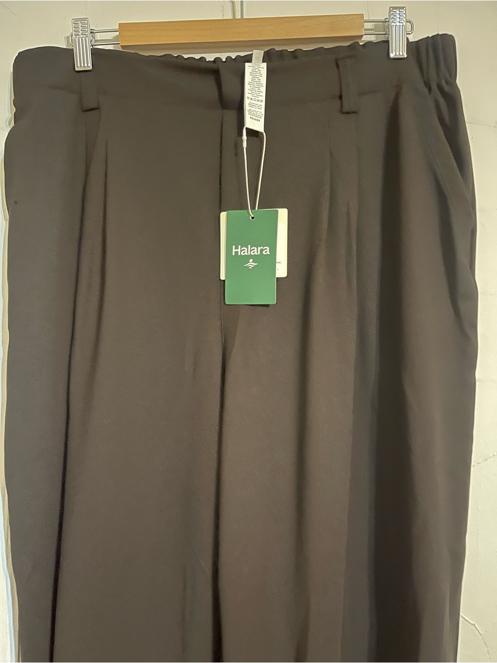 HALARA Women’s Brown Dress Pants - Wide Leg